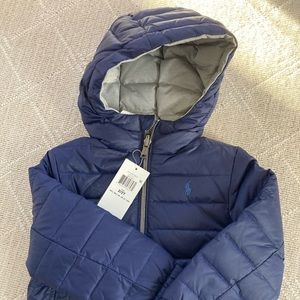 NWT Ralph Lauren reversible puffer jacket 2T